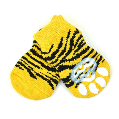 L'ange Pet Socks 4 Pack Tiger