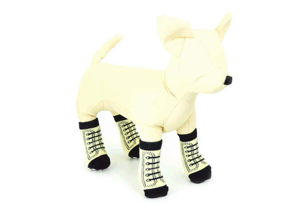 L'ange Pet Socks 4 Pack Sneaker