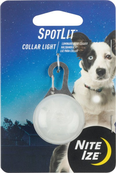 Nite Ize SpotLit White Collar Light (Battery Included)