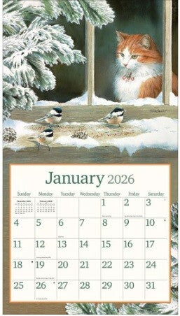 LANG 2026 Wall Calendar – Cat in the Country 1001899