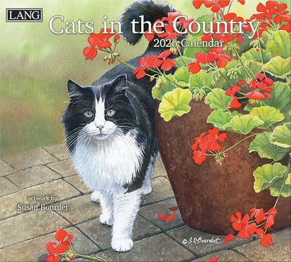 LANG 2026 Wall Calendar – Cat in the Country 1001899