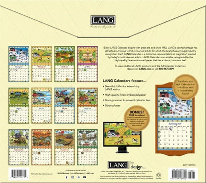 LANG 2026 Wall Calendar – Country Sampler 1001906
