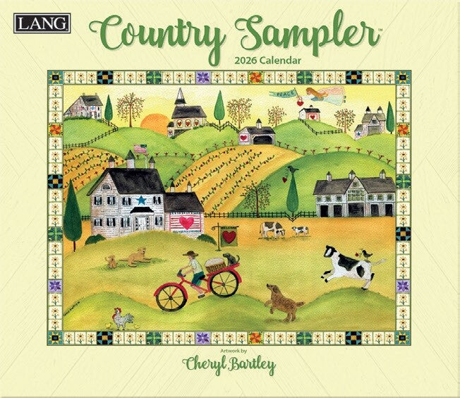 LANG 2026 Wall Calendar – Country Sampler 1001906
