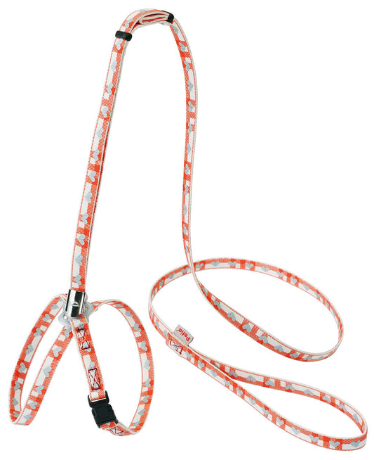 Petio Cat Harness & Leash Set- Red
