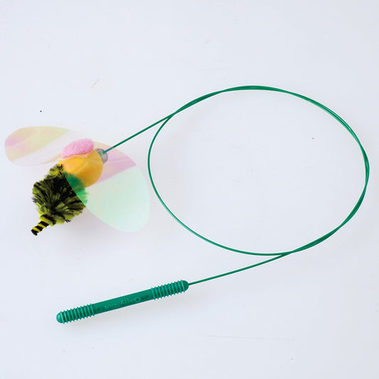 Cattyman Stretchy Bee Cat Teaser Toy