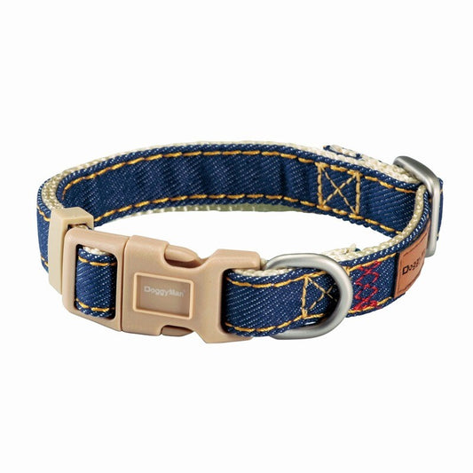 Doggy’s Tailor Dog Collar – Denim – Navy S