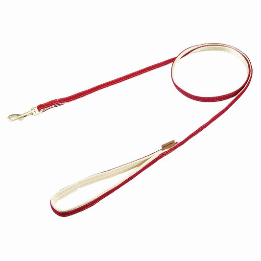 Doggy’s Tailor Dog Lead – Suede – Red SS