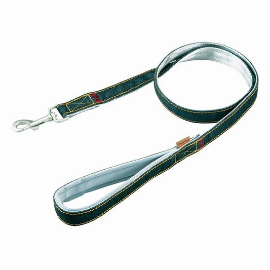 Doggy’s Tailor Dog Lead – Denim – Black L