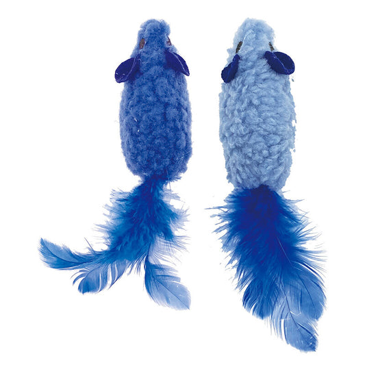 Petio Furry Mouse Cat Toy – 2 Pack