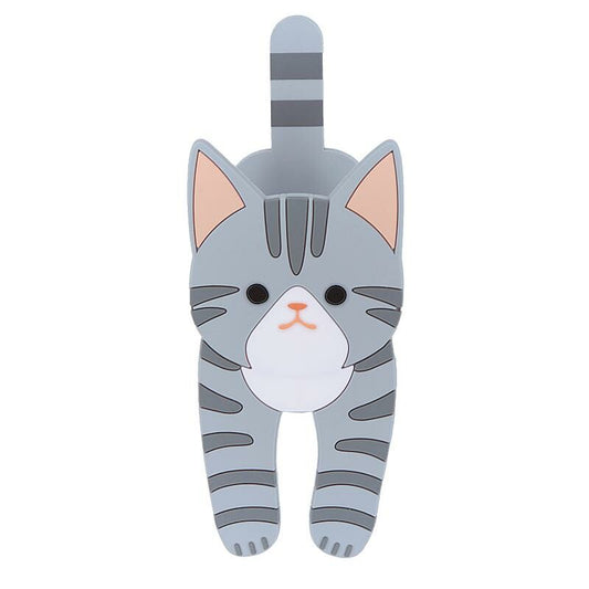 Toyo Case Refrigerator Magnet Hook with Clip - Mackerel Tabby Cat