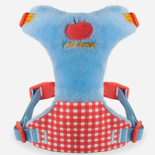 Plush Small Dog Harness - Blue
