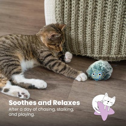 PETSTAGES CAT NIGHTTIME GLOW IN DARK CUDDLE TOY