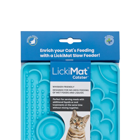 LICKIMAT CAT CLASSIC CATSTER Turquoise 15x15cm