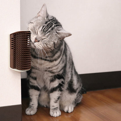 Cattyman Cat Grooming Brush Fixable on Wall/Pillar