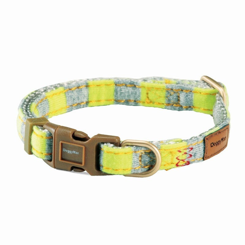 Doggy’s Tailor Dog Collar – Light Green/Grey - SS