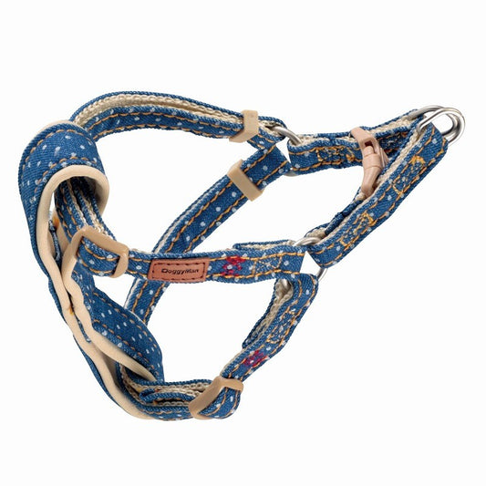 DoggyMan Doggy's Tailor Tinny Dog Harness | Chihuahua Harness -  Denim