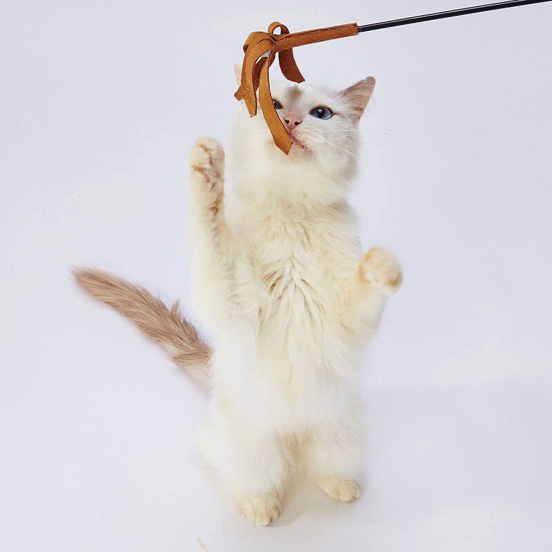 Petio Leather Cat Teaser Wand