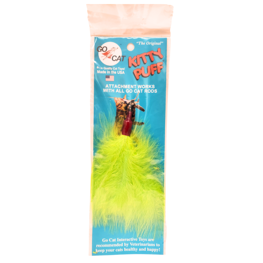 Go Cat Da Bird Refill — Kitty Puff Lure Attachment (Assorted colour)