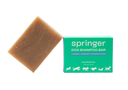 Springland Dog Shampoo Bar - Nourishing, Lavender + Rosemary