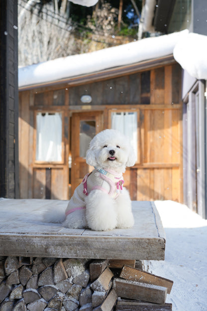 TUFFHOUND Holiday Bow Small Dog Harness