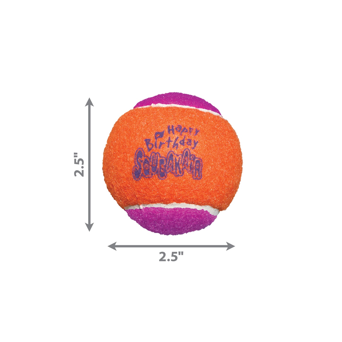 KONG AirDog Squeaker Birthday Balls Dog Toy 3Pack