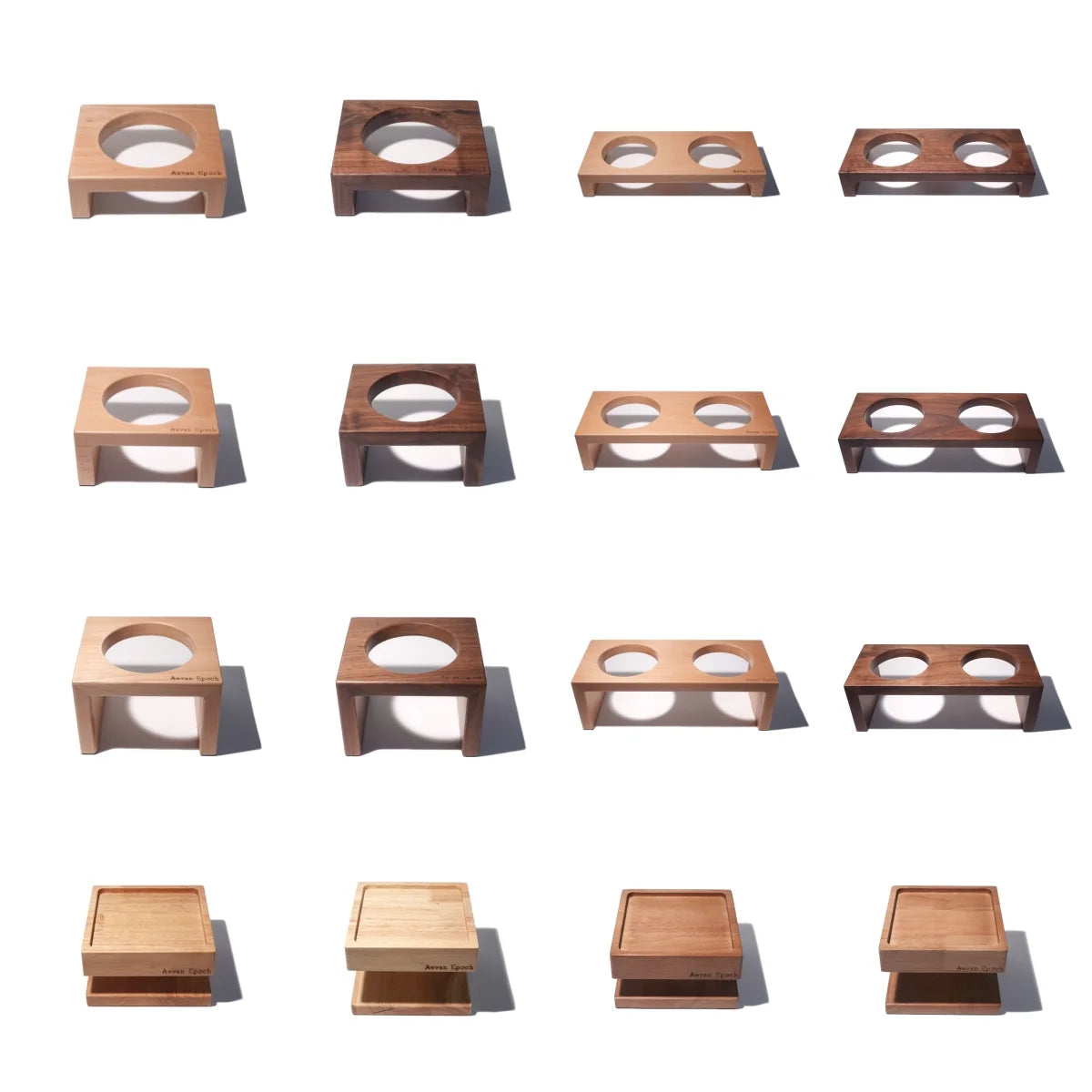Aevan Epoch｜Premium Wood Pet Bowl Stand
