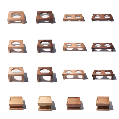 Aevan Epoch｜Premium Wood Pet Bowl Stand