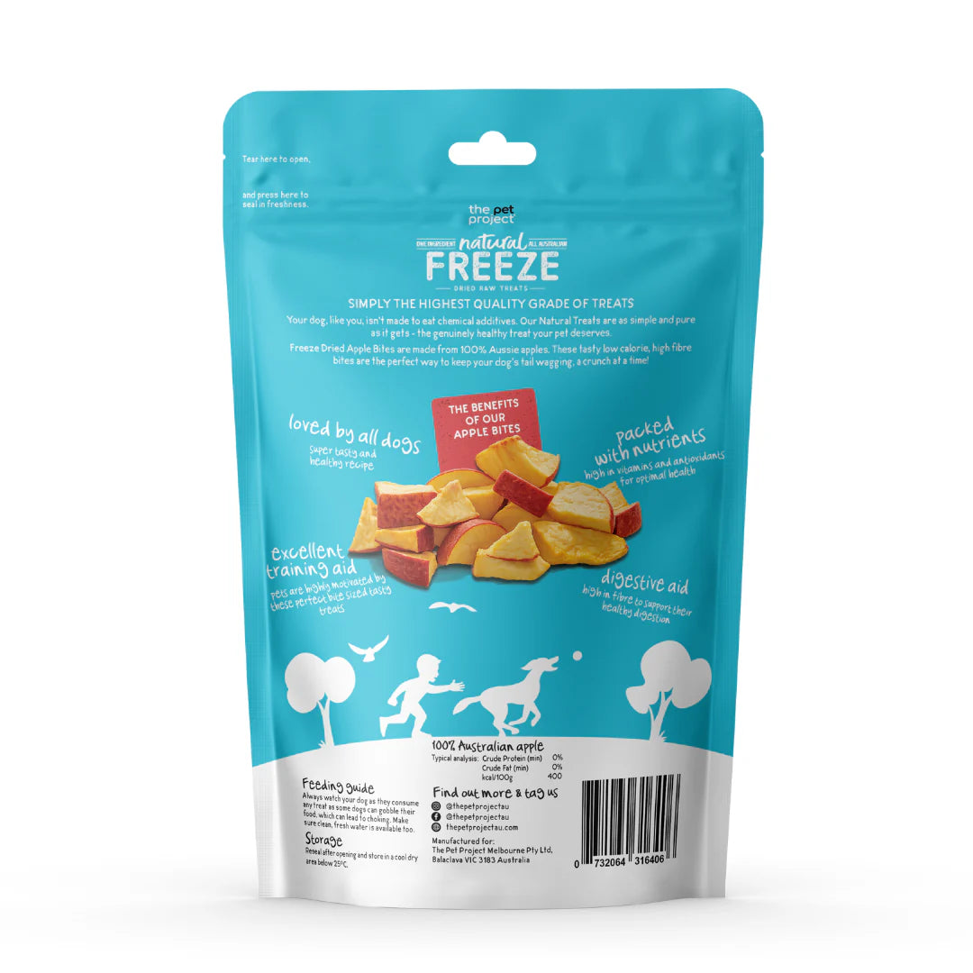 THE PET PROJECT APPLE BITES Dog Treats 50g