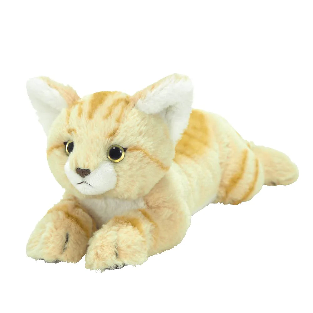 LYING SAND CAT STUFFED TOY SMALL