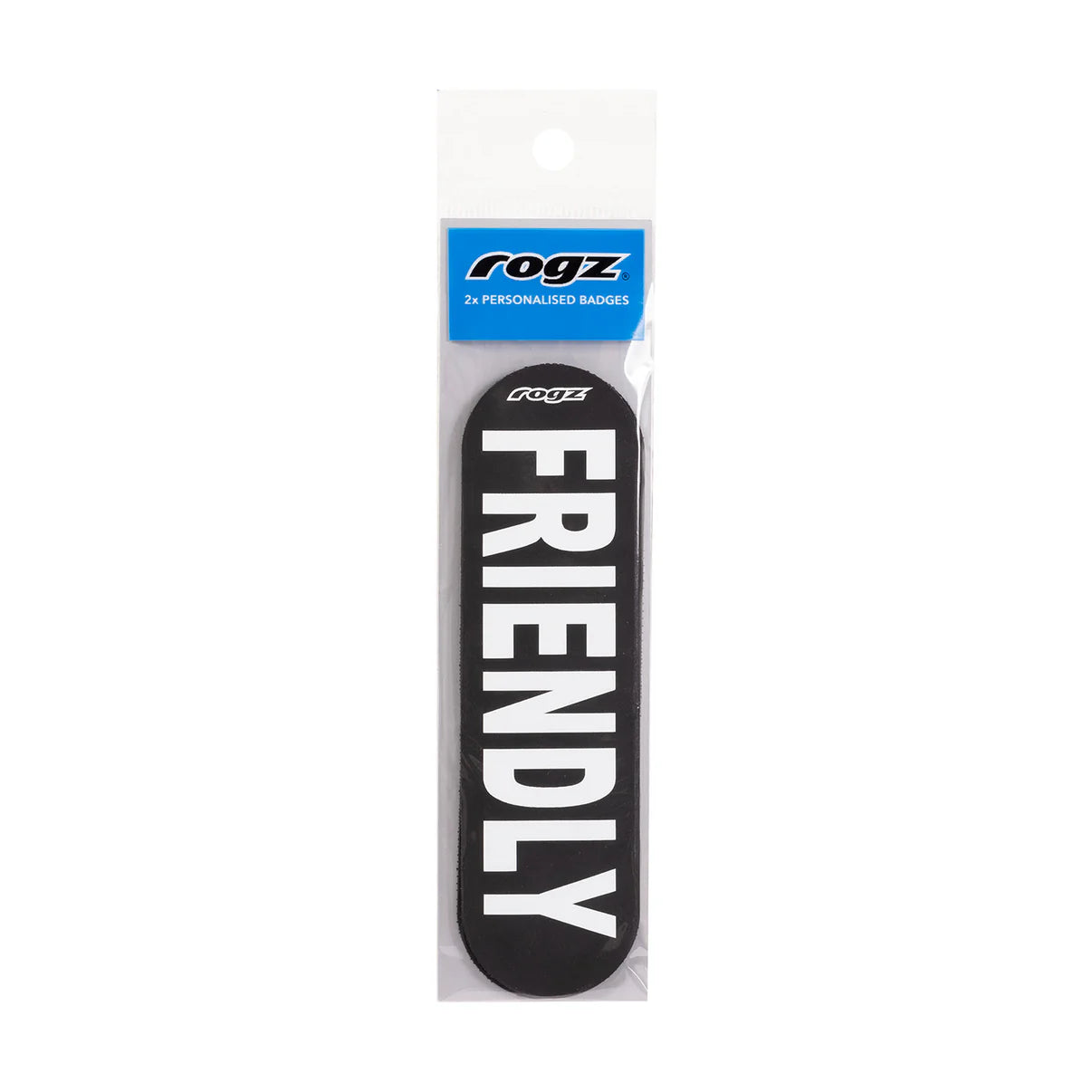 Rogz Personalised Pre-Made Badge Friendly Lge