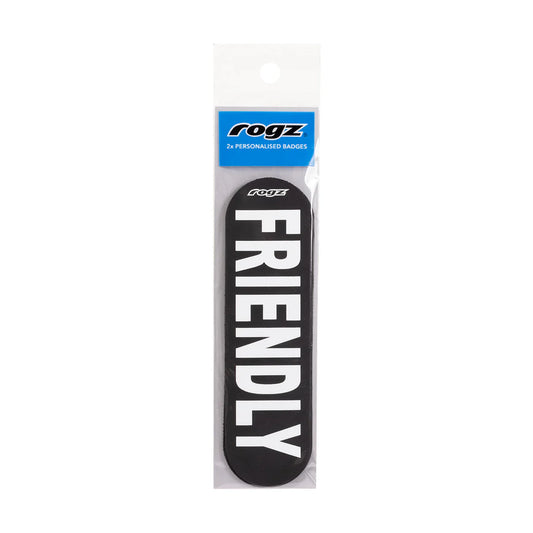 Rogz Personalised Pre-Made Badge Friendly Lge