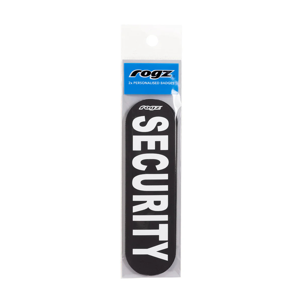 Rogz Personalised Pre-MadeBadge Security Lge