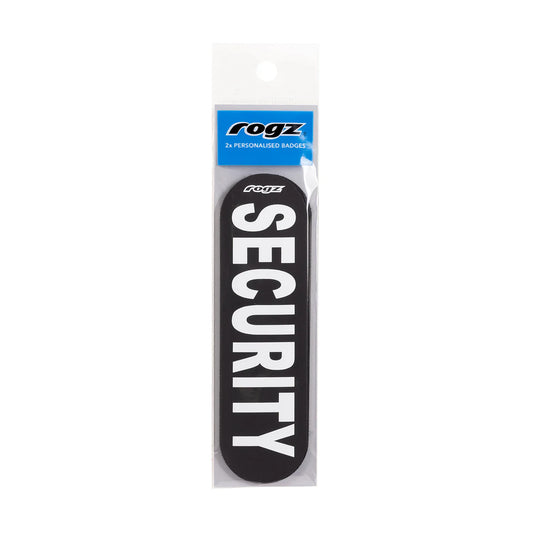 Rogz Personalised Pre-MadeBadge Security Lge