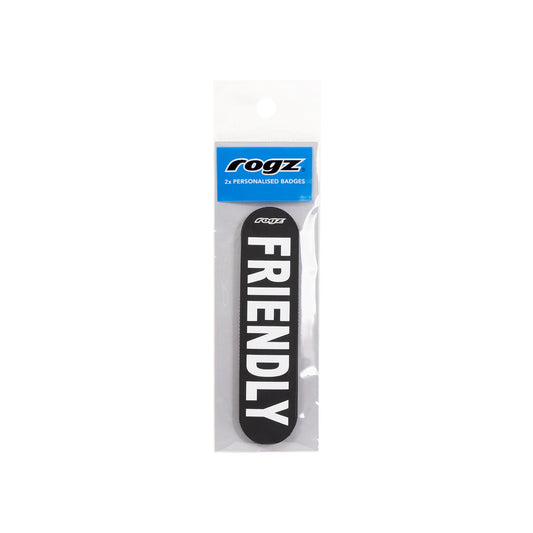Rogz Personalised Pre-Made Badge Friendly Sml