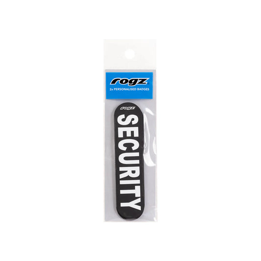 Rogz Personalised Pre-Made Badge Security Sml