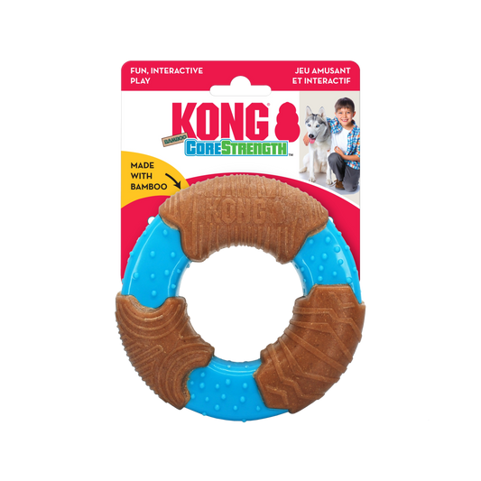 CoreStrength™ Bamboo Ring Large Dog Toy
