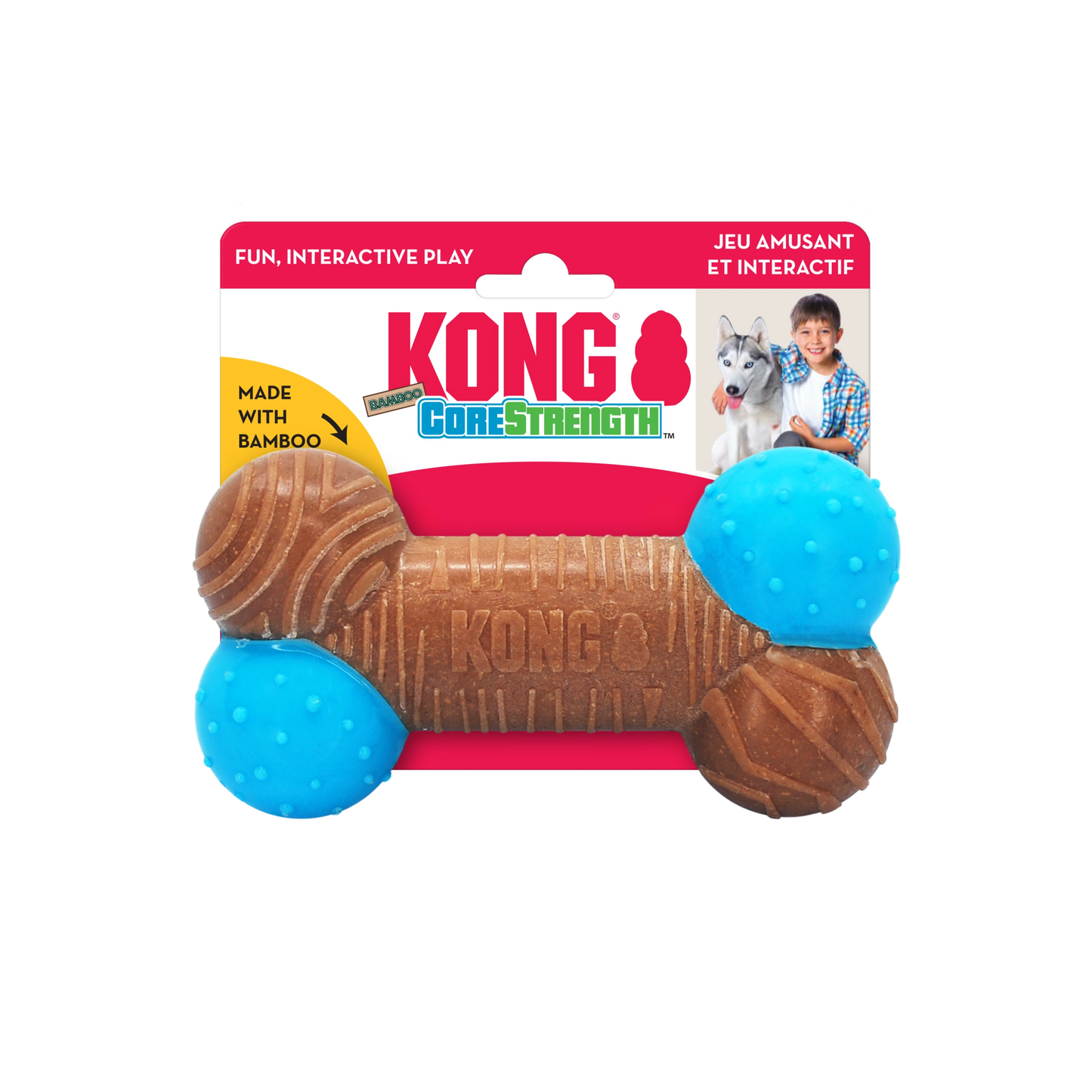 CoreStrength™ Bamboo Bone Large Dog Toy