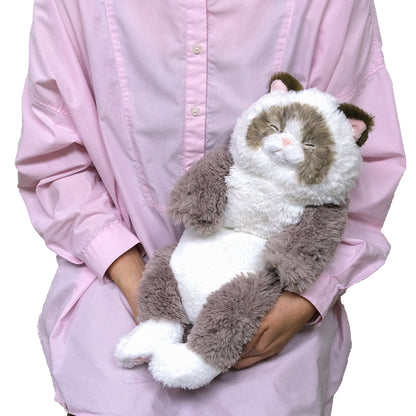 LYING CAT SLEEPING FACE STUFFED TOY M RAGDOLL GYBR