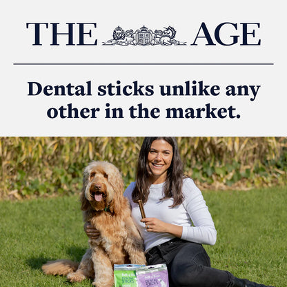 BELL & BONE DOG DENTAL STICKS CHICKEN MINT & SEAWEED MED