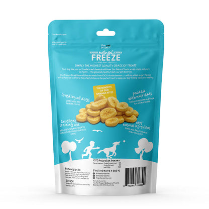 THE PET PROJECT BANANA BITES Dog Treats 50g