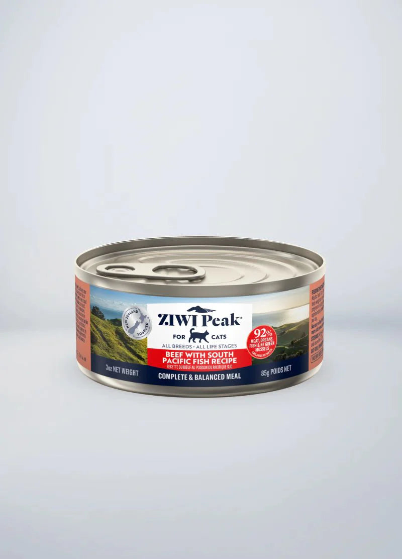 (NEW!!!) Ziwi Peak Beef with South Pacific Fish Recipe Cat Wet Food 85g