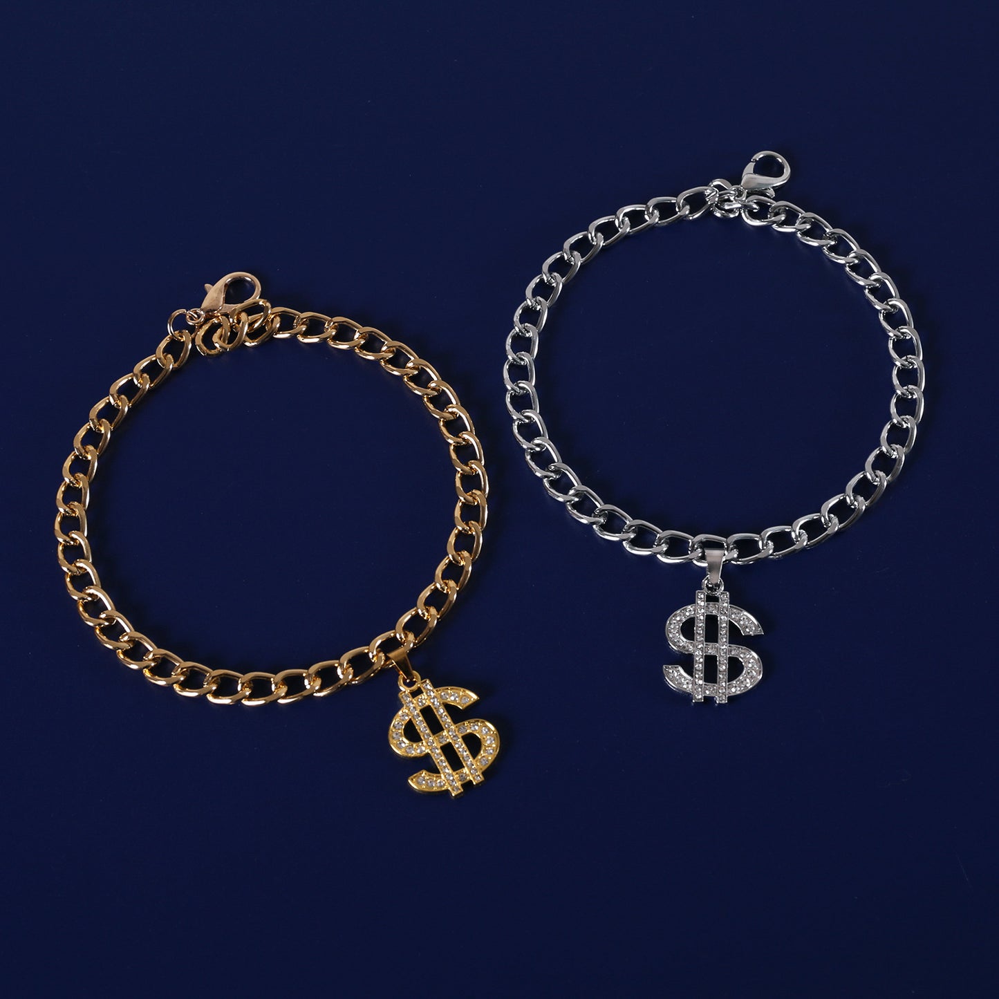 Bling Dollar Sign Pet Necklace
