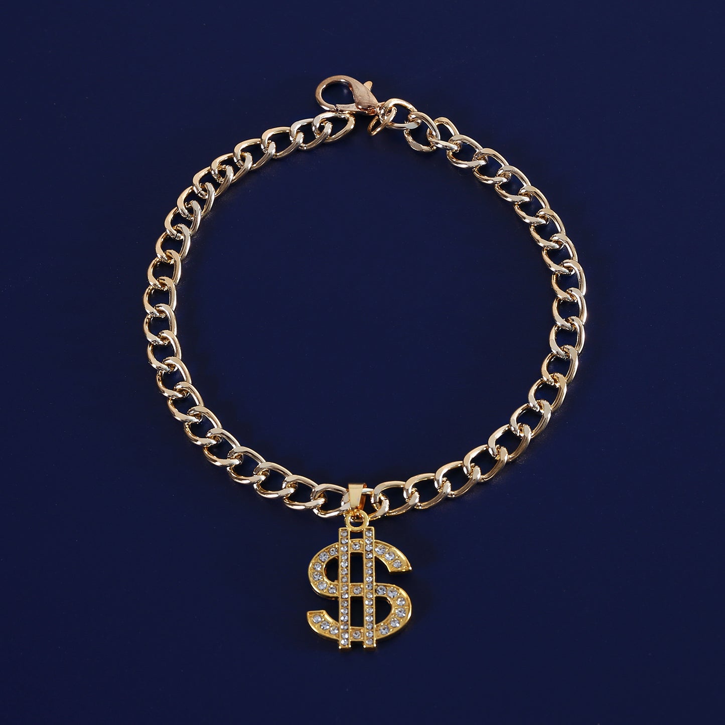 Bling Dollar Sign Pet Necklace