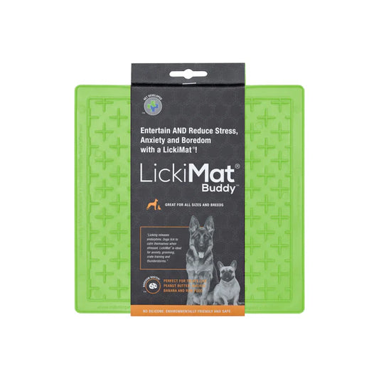 LICKIMAT DOG CLASSIC BUDDY GREEN 20x20m