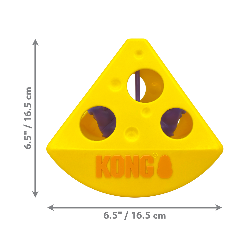 KONG CAT REWARDS ROCKER CHEESE Cat Toy