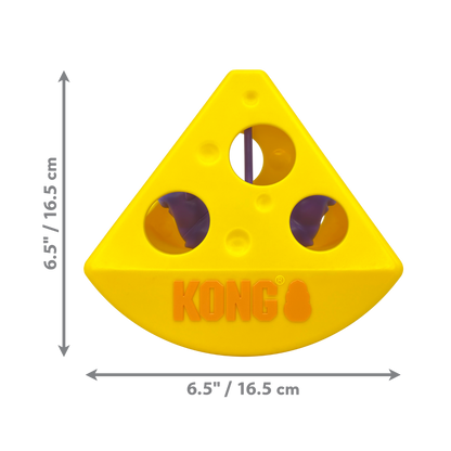 KONG CAT REWARDS ROCKER CHEESE Cat Toy