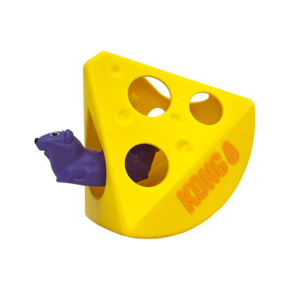 KONG CAT REWARDS ROCKER CHEESE Cat Toy