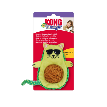 KONG WRANGLER AVOCATO CAT TOY