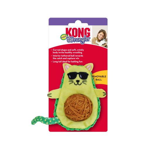 KONG WRANGLER AVOCATO CAT TOY