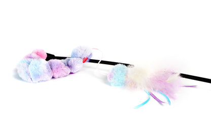 GiGwi Ice Cream Feather Teaser Wand